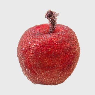 Cukros alma - kb. 3x4 cm - piros