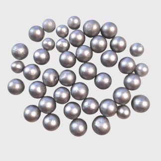 Metál hungarocell golyók - 0,7-1,4 cm - 40 db - ezüst